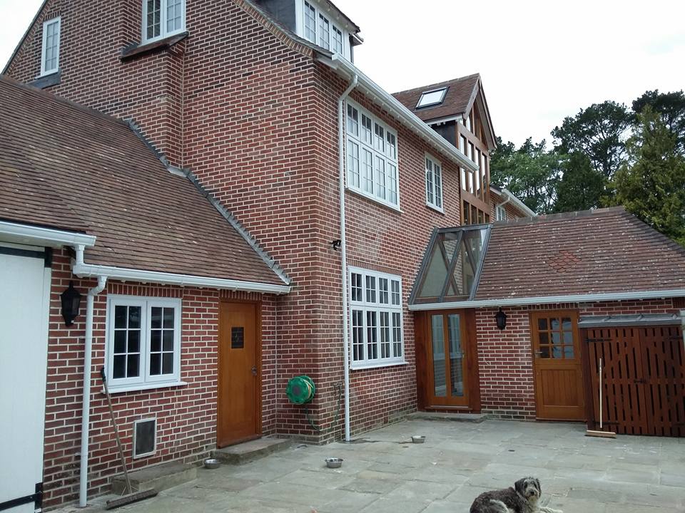 Brick facade restoration